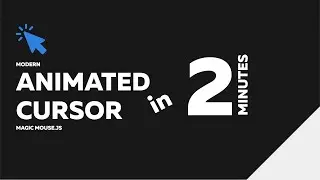 Animated Cursor + Cool Link Hover Effect  Magic Mouse Js