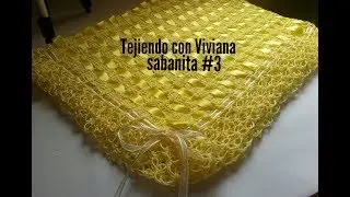 SABANITA O MANTA PARA BEBÉ fácil tejida a gancho crochet