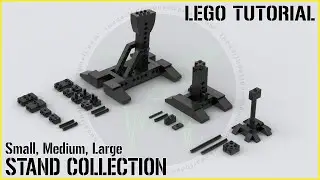 LEGO STAND TUTORIAL in different SIZES for any BUILD and scale!