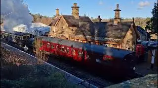 GWR No 1450 at Arley Station Winter Steam Gala 26 