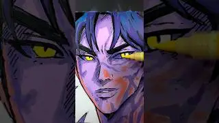 Drawing Jinu 😈 - with AR Drawing App 🎨 #kpopdemonhunters  #ARDrawing #ardrawingapp