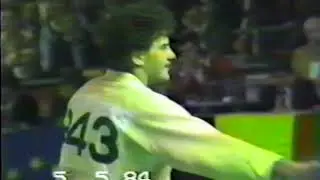 European Judo Championships Liege 1984 71kg Bronze Steffen Stranz (GER) v Istvan Nagy (ROU)