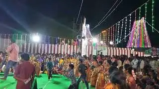 #Sri narayana swamy temple mittapalem aradhana celebration kolatam #