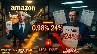 Why Bezos Pays 0.98% Tax While You Pay 24%: The Wealth Transfer Scam