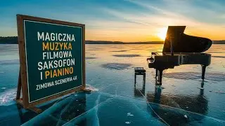 Magiczna MUZYKA FILMOWA do Snu i Relaksu, Pianino i Saksofon | Piękne Zimowe Widoki 4K