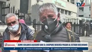 JAIME SOLARES ASEGUR&Oacute; QUE EL CHAPARE DEBER&Iacute;A PAGAR AL ESTADO BOLIVIANO