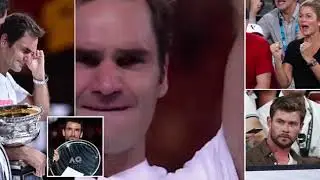Fantastic Federer breaks down in tears as the Swiss maestro  in history to win 20 Grand Slam titles