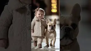 Baby and Dog Runway Debut! Cowboys on the runway😍 #dog #baby #fashion #boy #fyp #shorts #babyshorts