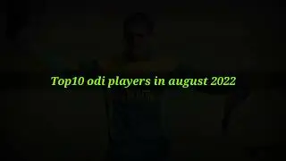 top 10 odi players rankings in august 2022|#icc|#odiranking|#sportsdata #batsmanranking|#top10player