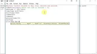 Python program to Convert seconds to day, hour, minutes and seconds