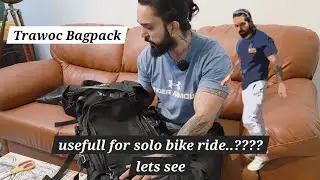 Bagpack/backpack for solo riding, trawoc amazon find, usefull or not?#bagpacks #travel #ridinggears 