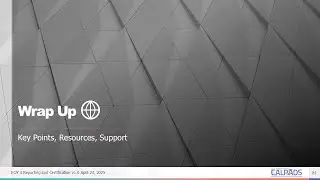 CALPADS EOY 3 Reporting and Certification - Module H - Wrap Up