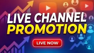 Live Channel Promotion #ChannelPromotion #SmallYouTuber #YouTubeGrowth #LiveStream #RoadTo10K