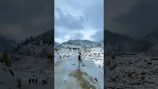 Enjoy the snow || 4k snow WhatsApp status #nature #beautifulflowers #mountains #beautyofswat #travel