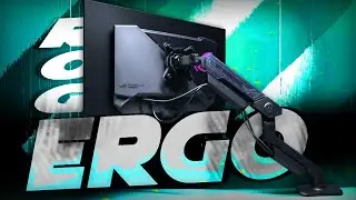 ASUS ROG Ergo Mechanical Spring Ergonomic Monitor Arm.