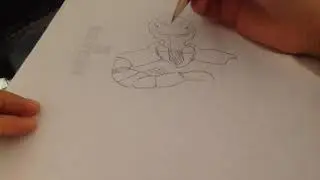 How to draw Full Armor Carbide (From Fortnite)