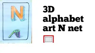 N art alphabet easy English Net 🥅
