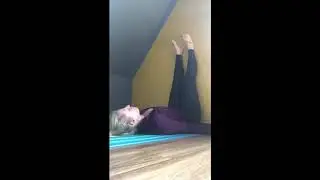 Take a Deep Breath with Legs Up the Wall