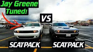 How much faster is a Jay Greene Tuned Scatpack vs Stock Scatpack? |SCATPACK VS SCATPACK!!!|