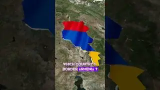 Which countries border Armenia? #history #facts #geography