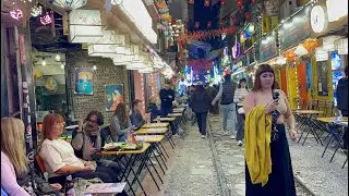 Experience Hanoi City Train Street Scene after dark | Explore Vietnam 2026