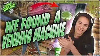 ALEXIA FINDS NEW VENDING MACHINE! Fortnite Battle Royale