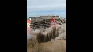 Amazing Dangerous Fastest Building Demolition Excavator Skill, Heavy Equipment Machines Working