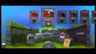 Trending PVZ Roof Adventure level 1 & 2 #games #satisfying