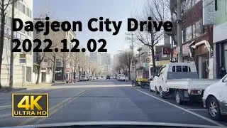 [4K] Driving Daejeon City Drive - From Pai Chai University to Jungni-dong : Driving in SOUTH KOREA