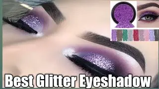 Glitter eyeshadow for party | perfect eyemakeup tutorial #glitereyeshadow #shimmereyeshadow
