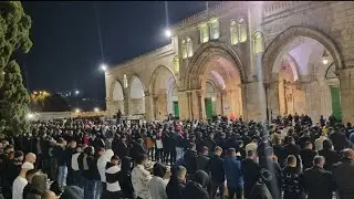 الدعاء الذى هز اركان المسجد الأقصى المبارك 💧دعاء ❤️ ليلة10- من صلاة القيام-  عبدالعزيز سحيم