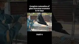 Genius Restores Giant KOMATSU Wheel Loader - Complete Restoration Of KOMATSU Excavaator