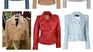 Leather jacket for girls || latest collection for girls fashion ||@ruhi.designs.forever #fashion