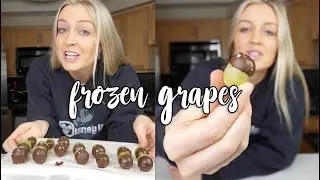These FROZEN GRAPES is the easiest snack idea! #shorts