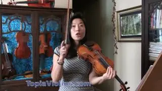 Keeping fingers down, Amazing Grace, Beginner Violin