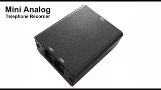 Mini analog telephone recorder, record your office home landline phone calls review