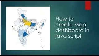 Map Dashboard using java script, SVG
