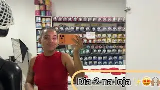 Hoje foi dia de aula , peças finalizadas e atendimento na loja ✅😍