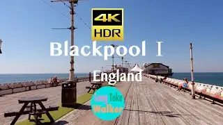 [4k] HDR - Virtual walking tour- Blackpool North Pier, Blackpool Tower力 England,黑池Episode 1