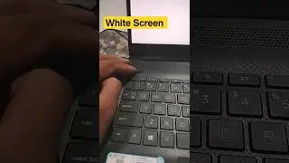 White Screen Problem in All Laptop How to Fix this Problem#macnitesh#virulshorts#2024#screen