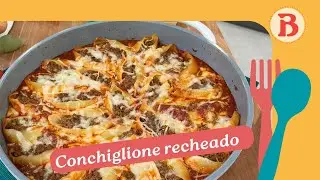 Conchiglione recheado de ragu com queijo | Band Receitas