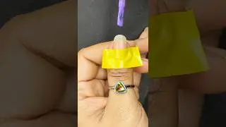 begginers friendly easy nail art design 😍 #nailsart #youtubeshorts #nails #nailart