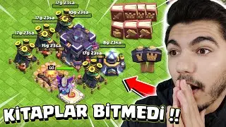 İLAÇ GİBİ YÜKSELTME YAPTIK !! KİTAPLARI BİTİREMEDİM !!  - Clash Of Clans