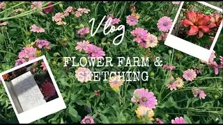 Artist Vlog | Visiting a flower farm