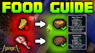BEST early game Food & Healing in Apogea [Healing/Food Guide]