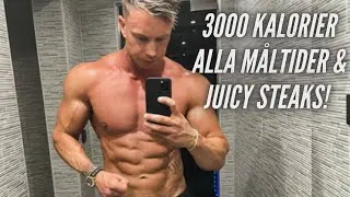 EN HEL DAG MED LEAN GAINS | 3000 Kcal
