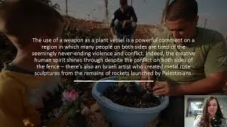 Palestinian Woman Plants Flowers In Israeli Army Tear Gas Grenades