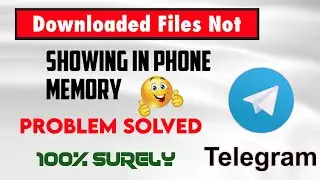 Telegram Download File Not Show/Found😲 ? How to Search/Recover Downloaded File of Telegram #telegram