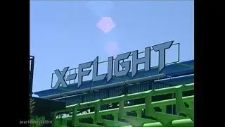 X Flight, Six Flags Worlds of Adventure 2001.