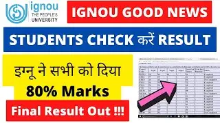[IGNOU UPDATE] IGNOU Grade Card Updated Finally | Assignment Marks Updated | FINAL Grade Card|